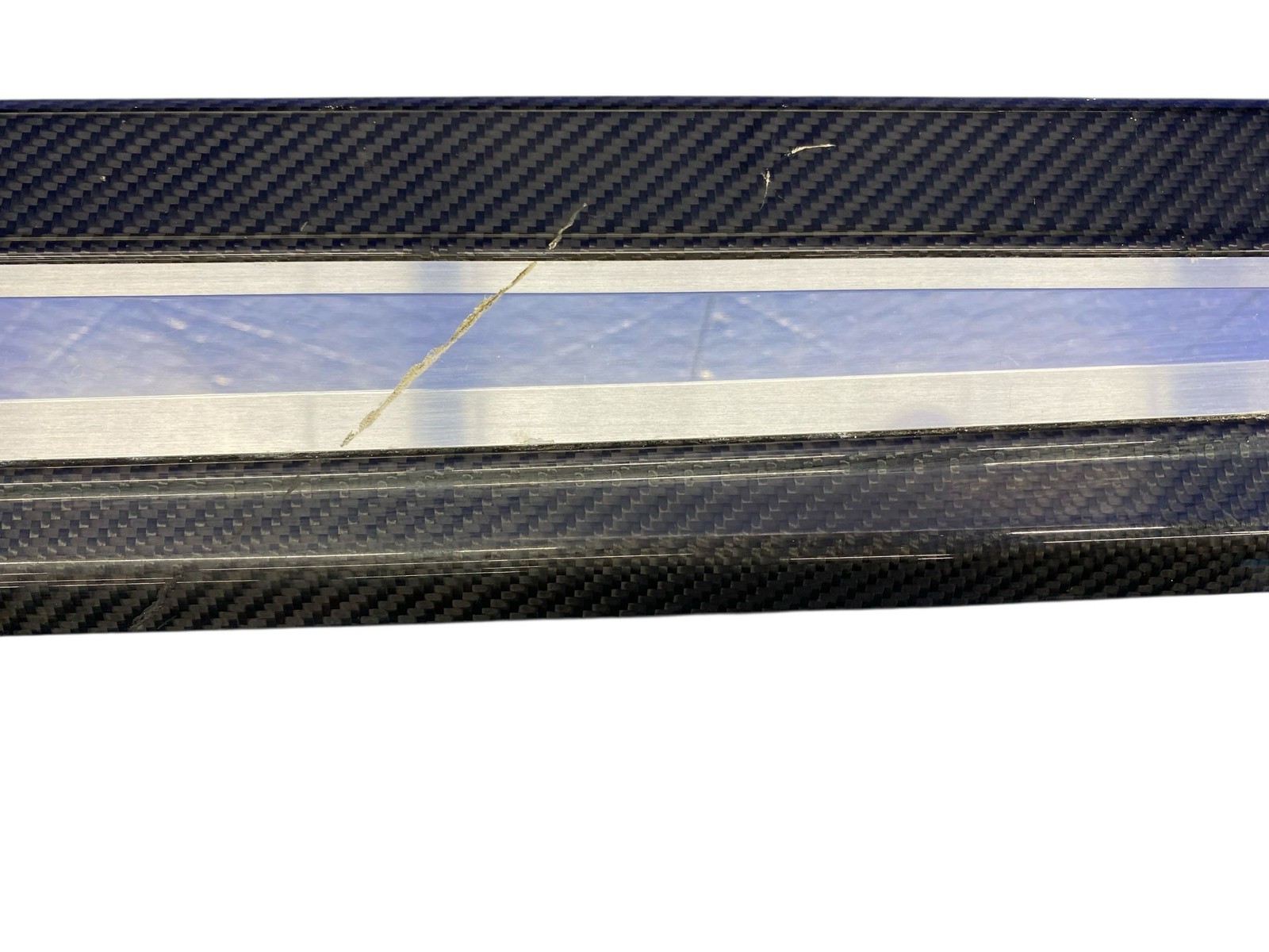 2008-2015 AUDI R8 FRONT LEFT RIGHT INTERIOR DOOR SILL TRIM PANEL CARBON FIBER