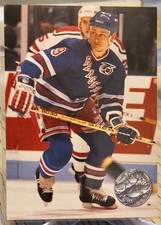1991-92 Pro Set Platinum Adam Graves #207 New York Rangers