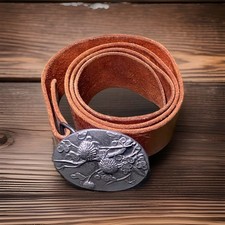 Roni New York Leather Belt Vintage Bohemian