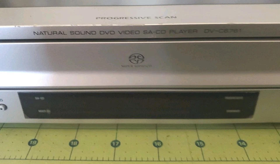 Yamaha DV-C6761 5 discos DVD, video, reproductor SA-CD con control remoto, cables. Foto 2 de 4