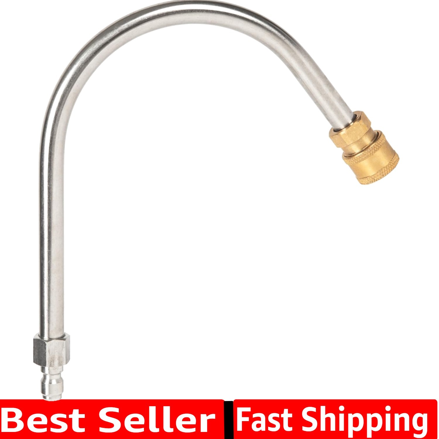 13&rdquo; Pressure Washer Gutter Cleaner Wand - 3600 Max PSI, 1/