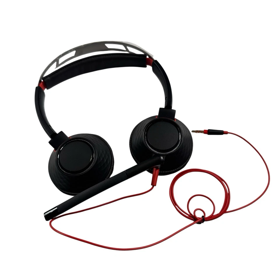 PLANTRONICS POLY BLACKWIRE 5220 Headphones/Headset w/ Case & USB-C/USB-A Adapter - Image 4 of 4