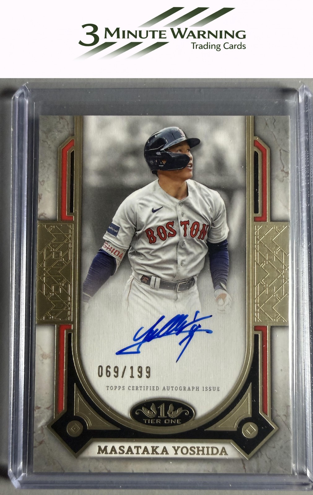 2024 Topps Tier One #PPA-MY Masataka Yoshida Prime Performers Autographs #/199
