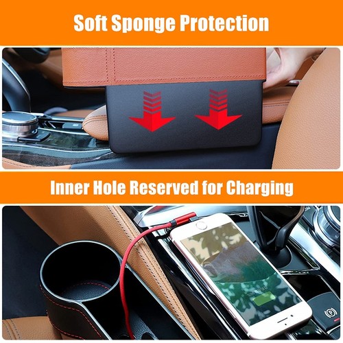 Car Seat Gap Filler Organizer Between Front seat car Organizer and Storage Bo... - 第 4/6 張圖片