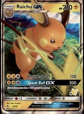 raichu gx pokemon card price - - SM213 - Black Star Promo Colorless Powerful Spark (20+) This attack does 20 more damage times the amount of Lightning Energy attached to your Pokmon Raichu GX #20 Prices |