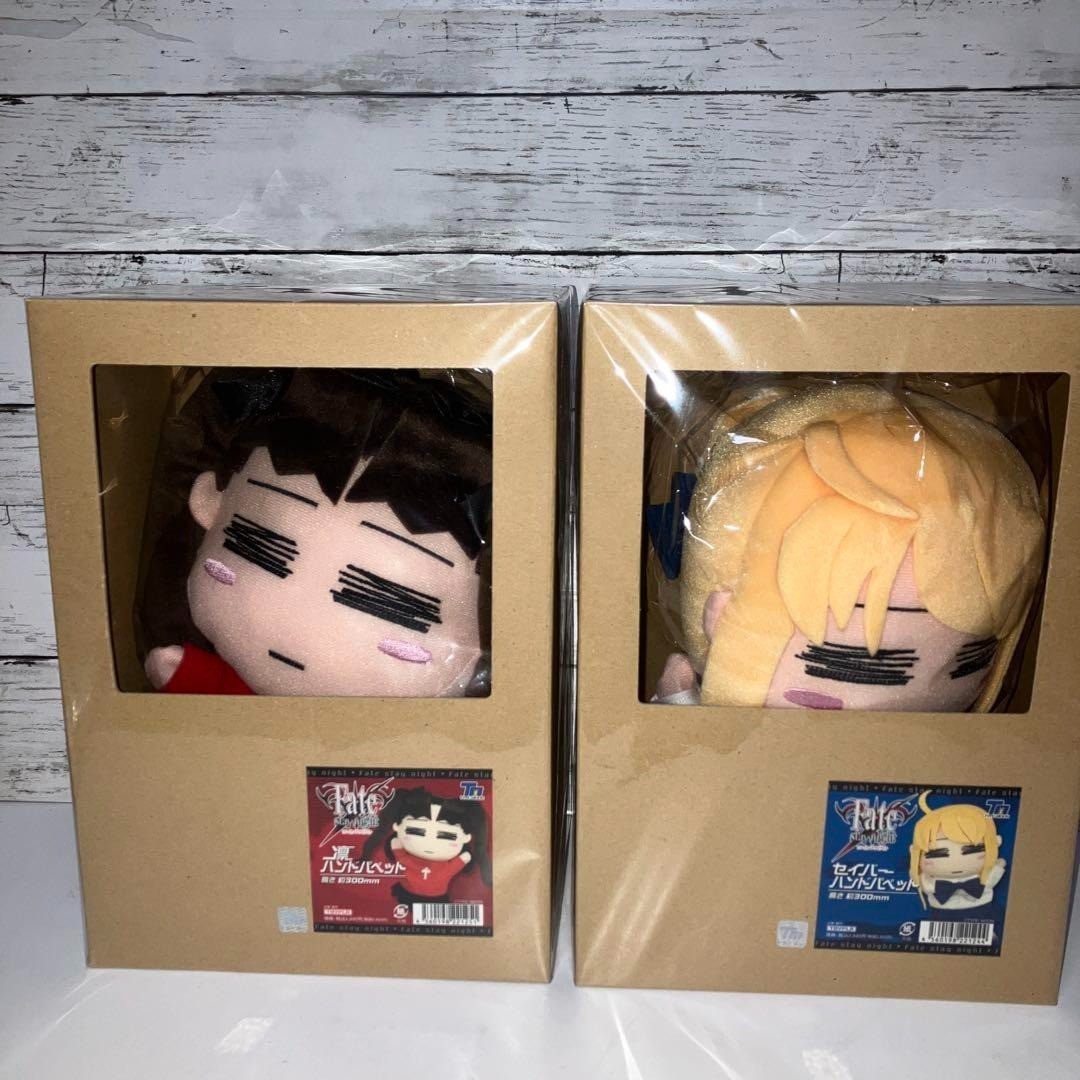 Fate/stay night Rin & Hetare Saber Hand Puppets New Set | eBay