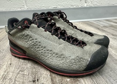La Sportiva TX2 Evo Men s 10 Leather Approach Hiking Shoes Vibram Soles Gray EUC
