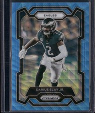 2023 Panini Prizm Darius Slay Jr Blue Wave Prizm /199 #239 Philadelphia Eagles