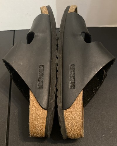 BIRKENSTOCKS Arizona Women’s Black Two Strap Sandals Sz EU37/US6 - Picture 10 of 14