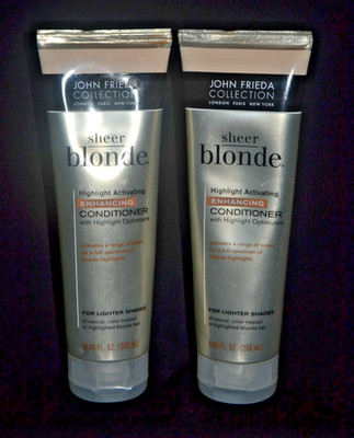 John Frieda Sheer Blonde Enhancing Conditioner for Lighter Shades 8.45 oz (X2)