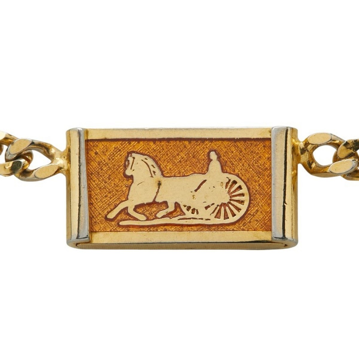 Celine logo carriage necklace, gold plated, women's. GZl1cw32 | eBay