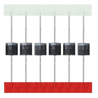Rectifier Diode, 10A10, 1000V, 20er Pack, schnelle Gleichrichterdioden, elekt...