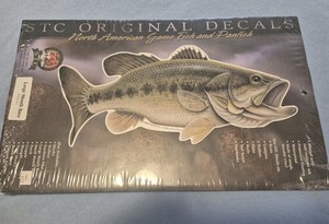 STC Original Decal Large Mouth Bass 13 1/3" W