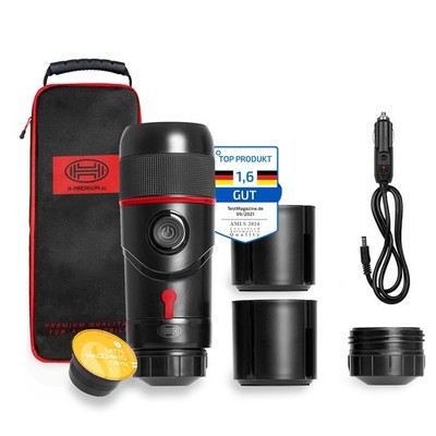 HEYNER  Premium Espressomaschine 12V ''Black Edition''