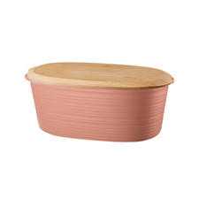 GUZZINI CESTO PANE OVALE 31 X 16 CM CON COPERCHIO IN LEGNO BAMBU - TIERRA