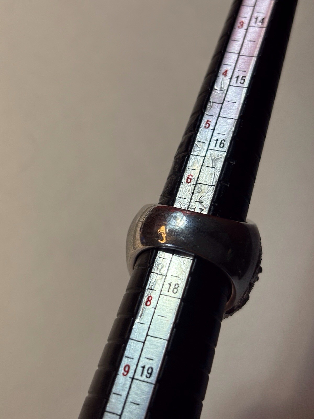 Ruby Crystal and Sterling Statement Ring Size7 - image 6