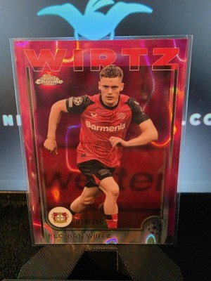 Topps 2024-25 Chrome UEFA Club Competitions Florian Wirtz #150 Serial 019/250