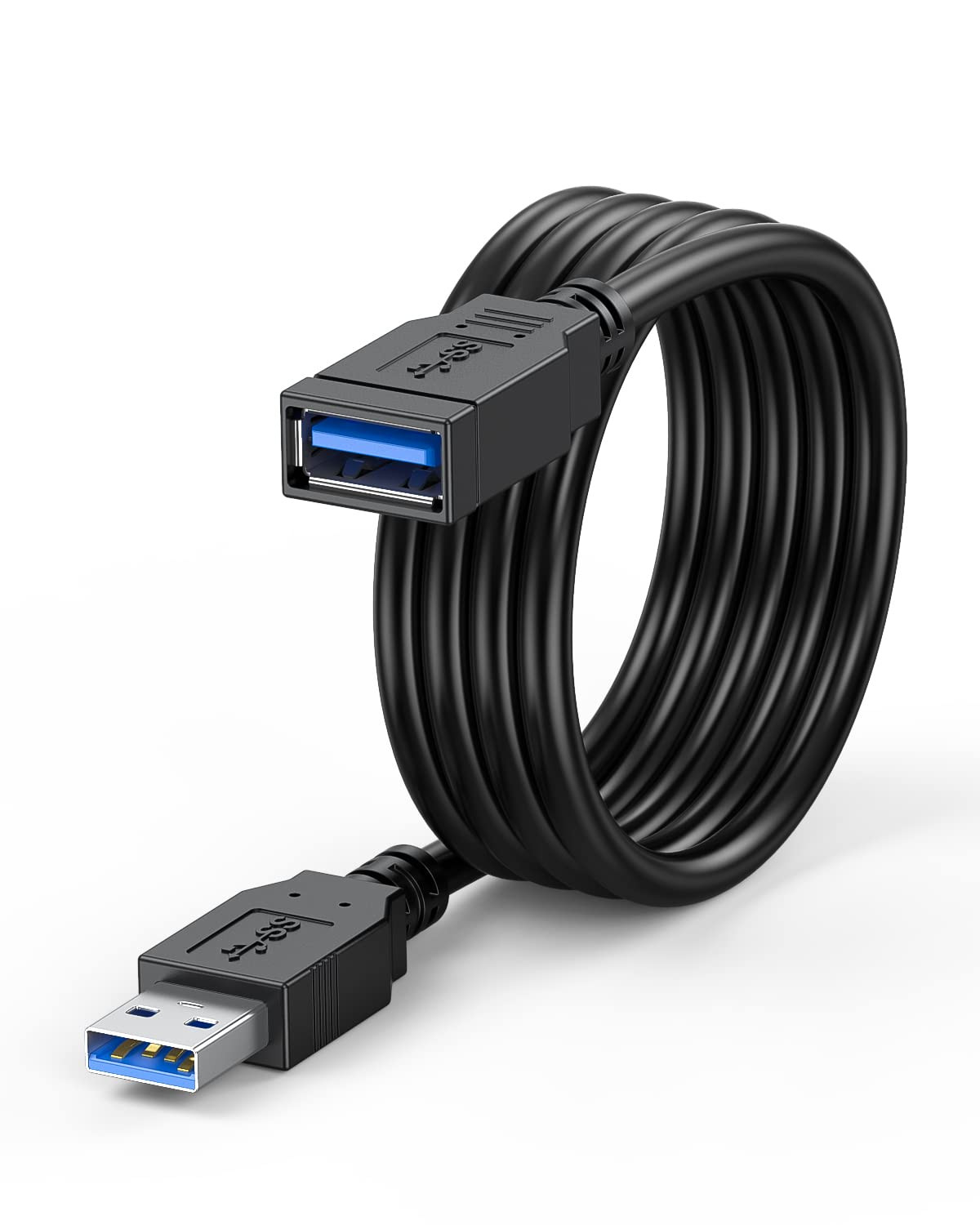 USB 3.0 Extension Cable 10ft, 10FT, Black