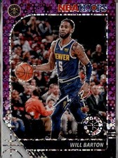 2019-20 Hoops Premium Stock #152 Will Barton Prizms Purple Disco