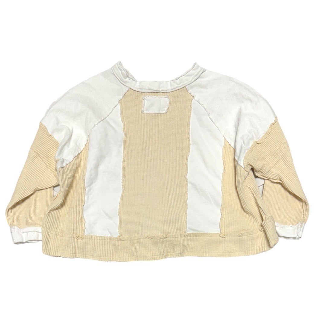 POL Patchwork Thermal Knit V Neck Pullover Top Wo… - image 2