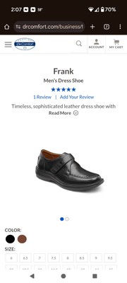 Dr. Comfort Frank Men's Dress Shoes 10.5 EEE/EEE