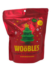 The Woobles Douglas The Fir Holiday Edition Crochet Kit Red Printed Hook NEW