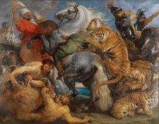 Peter Paul Rubens The Tiger Hunt Giclee Canvas Print 8x10 Wall Art Decor Artwork