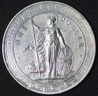 1899 B, Mumbai / Bombay, Great Britain, Trade Dollar, KM T5, Chopmark in Shield