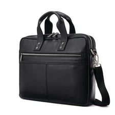 Samsonite Classic Leather Slim Brief Briefcase Bag