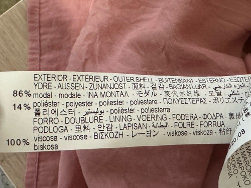Zara Mädchen Größe 8 Altrosa Stufen Bauernkleid Prärie Minimal Cottagecore - Bild 10 von 11