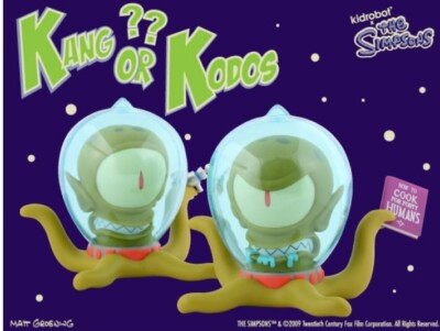 Kidrobot x The Simpsons Kang or Kodos Figure 6