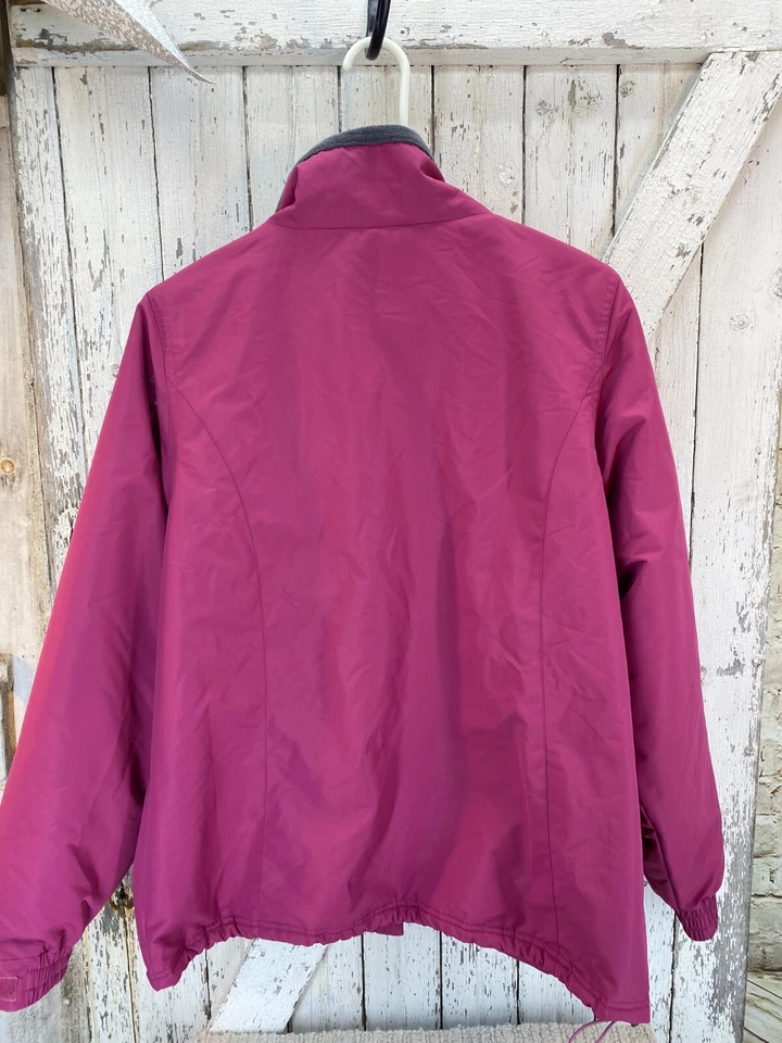 Cabelas Women's Pink Fleece Insulated Jacket Lightweight Coat Size Large - Imagem 4 de 4