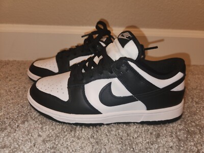 Size 8 - Nike Dunk Low Black White (