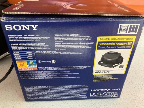 Videocámara Sony DCR-SR36 40 GB cámara de video cámara práctica - Imagen 9 de 15