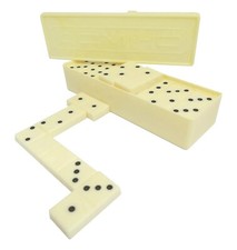 DOMINOES IVORY DOMINO SET OF 28 TILES NEW Made in Ukraine SALE
