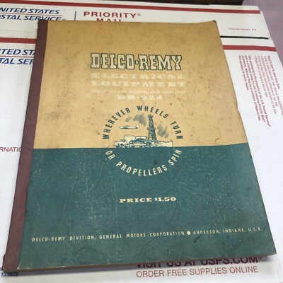 1950 Delco Remy electrical equipment maintenance handbook service bulletins