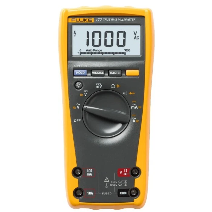 FLUKE 175 Multimeter True RMS AC DC Digital - UK Supplied with Custom Cal Cert - Image 2 of 4