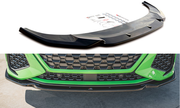 Cup Spoilerlippe Schwarz FüR Audi RSQ3 F3 Frontspoiler Spoilerschwert Lippe V1-image