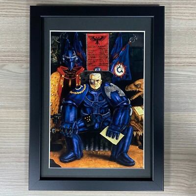 Marneus Calgar Gerahmte Kunst Ultramarines Space Marines Warhammer 40.000 40K
