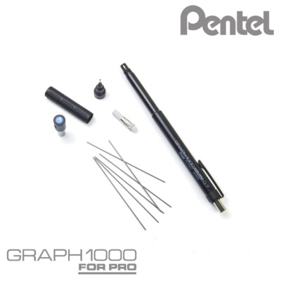 PENTEL GRAPH 1000 for PRO 0.3/0.4/0.5/0.7/0.9mm Mechanical Pencil