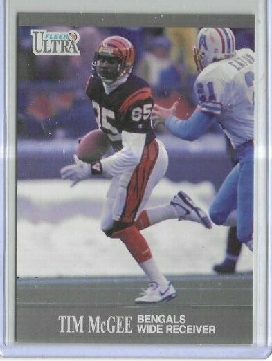 1991 Fleer Ultra Football #20 Tim McGee Cincinnati Bengals