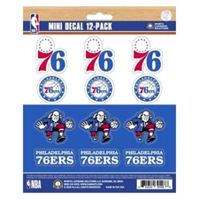 Philadelphia 76ers NBA Vinyl Die-Cut Sticker Set / Decal Sheet *Free Shipping