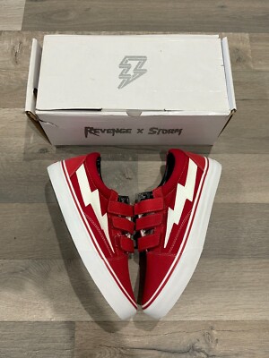 Old Skool Red Vans Revenge X Storm NEW Revenge X Storm Red Canvas