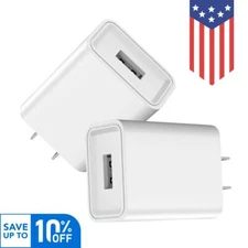 White 5V 2A US Standard Plug Phone Travel USB AC Power Charger Adapter US Plug