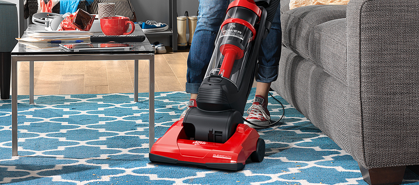 Dirt Devil Power Express Upright Bagless Vacuum UD20120NC Strong
