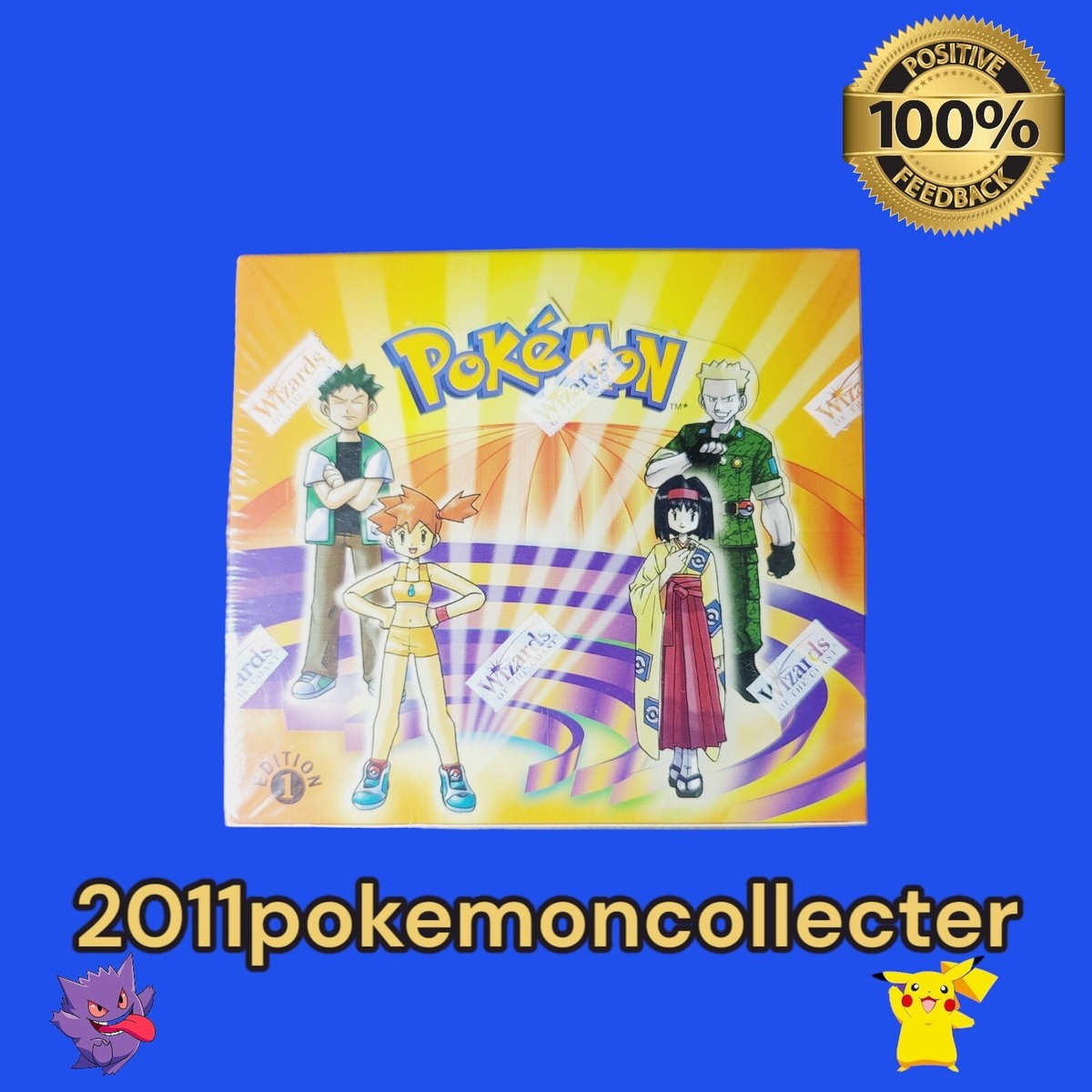 未開封 pokemon Gym heroes 英語版 BOX WOTC Wizards of the Coast 1st Edition Pokemon Gym Heroes Booster