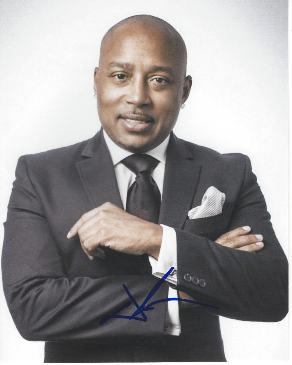 DAYMOND JOHN SHARK TANK SIGNED AUTHENTIC 8X10 PHOTO w/COA TV HOST