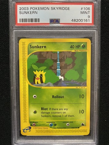 Sunkern graded PSA 9 for sale on eBay