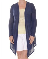 Oh Mg Junior's Sweater Crochet-back Open Cardigan Size L on sale Oh Mg Junior's Sweater Crochet-back Open Cardigan Size L on sale