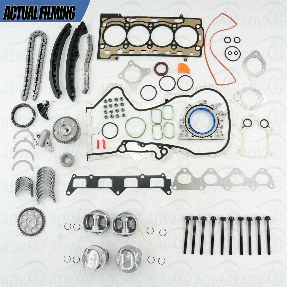 Engine Pistons Overhaul Rebuild Kit For VW AUDI CAVD 1.4 TSI/TFSI EA111 - image 2 of 4